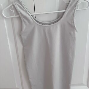 Gray Sleeveless Tank Top